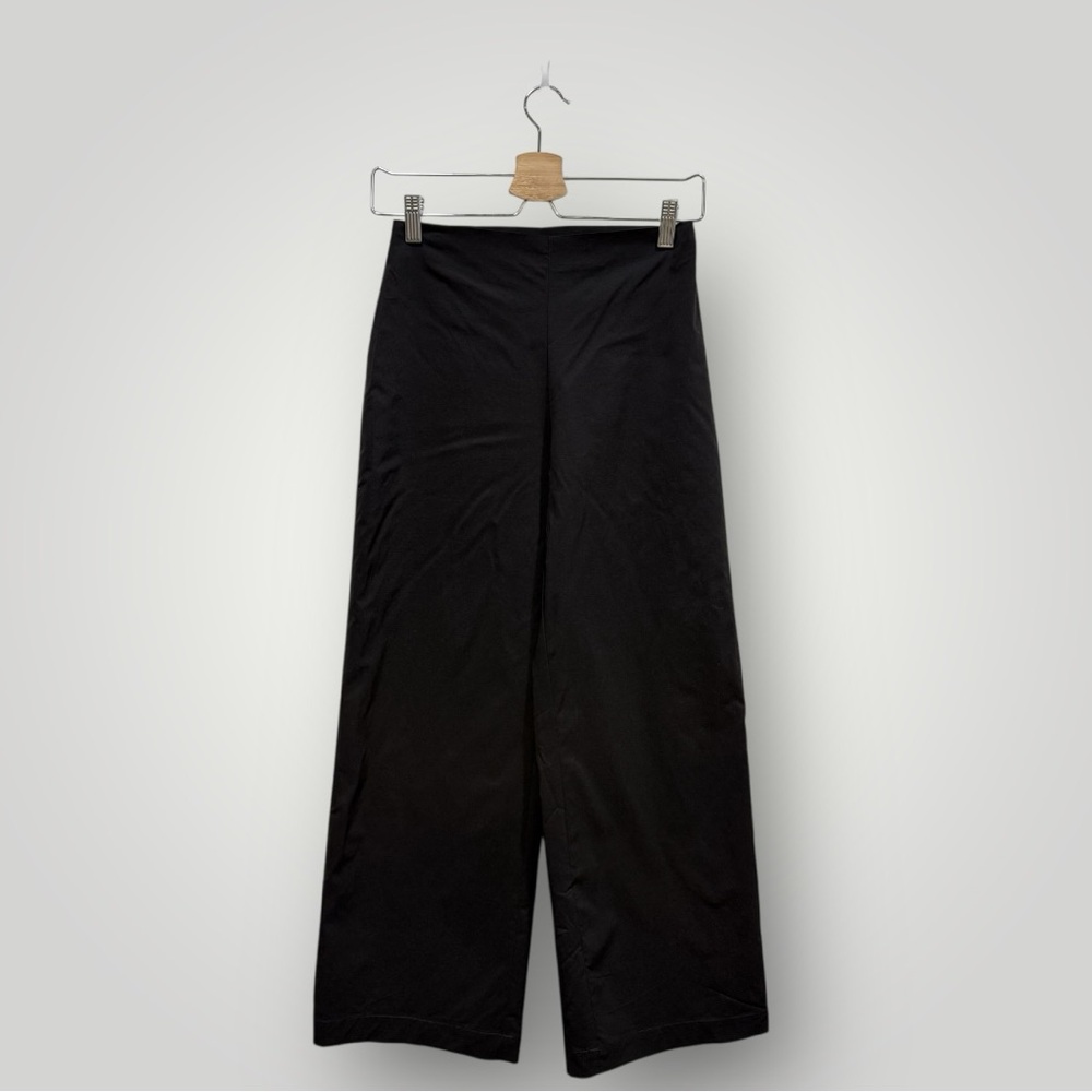 Pier Antonio Gaspari‎ Black Wide Leg Pants Sz 40 US Small Italy